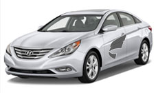 Hyundai Sonata---The Sonata is a refined and sophisticated sedan featuring good interior room and many safety features.
